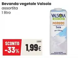 Coop Trentino Beveranda vegetale Valsoia assortita offerta