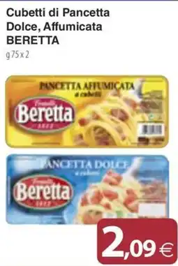 Docks Cash&Carry Cubetti di Pancetta Dolce, Affumicata Beretta offerta