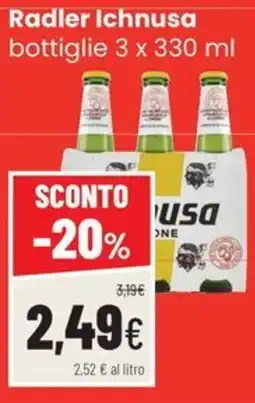 Coop Trentino Radler Ichnusa offerta
