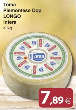 Docks Cash&Carry Toma Piemontese Dop LONGO offerta