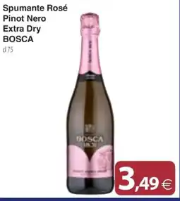 Docks Cash&Carry Spumante Rosé Pinot Nero Extra Dry Bosca offerta