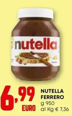 Kanguro Nutella Ferrero offerta