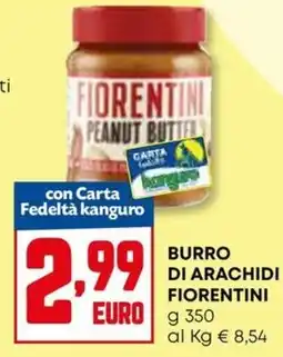 Kanguro Burro di arachidi Fiorentini offerta