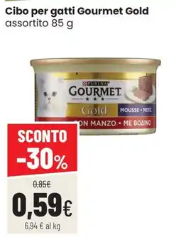 Coop Trentino Cibo per gatti Gourmet Gold offerta