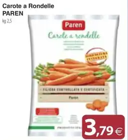 Docks Cash&Carry Carote a rondelle PAREN offerta