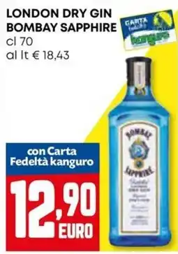 Kanguro London Dry Gin Bombay Sapphire offerta
