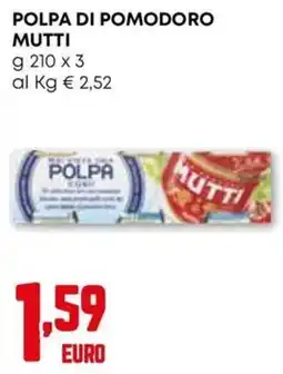 Kanguro Polpa di pomodoro Mutti offerta