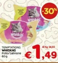 Crai Temptations pollo / salmone offerta