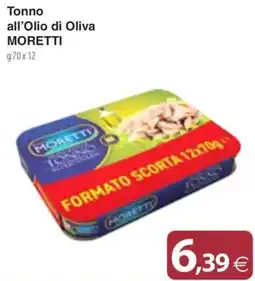 Docks Cash&Carry Tonno all'Olio di Oliva Moretti offerta