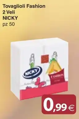 Docks Cash&Carry Tovaglioli Fashion Nicky offerta