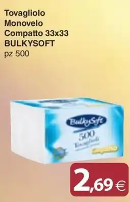 Docks Cash&Carry Tovagliolo Monovelo BULKYSOFT offerta