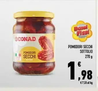 Conad Superstore Conad pomodori secchi sottolio offerta
