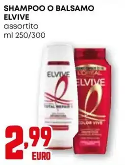 Kanguro Shampoo o balsamo Elvive offerta