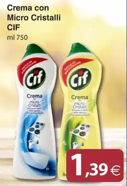Docks Cash&Carry Crema con Micro Cristalli Cif offerta