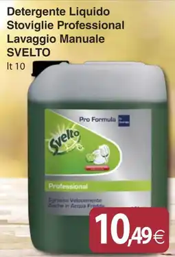 Docks Cash&Carry Detergente liquido stoviglie professional Svelto offerta
