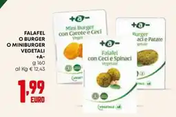 Kanguro Falafel con Ceci e Spinaci +A- offerta