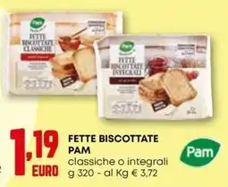 Kanguro Fette biscottate Pam offerta