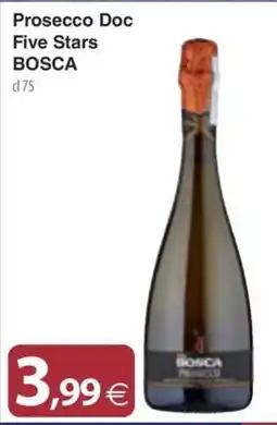 Docks Cash&Carry Prosecco Doc Five Stars Bosca offerta