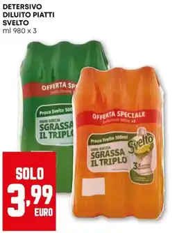 Kanguro Detersivo diluito piatti Svelto offerta