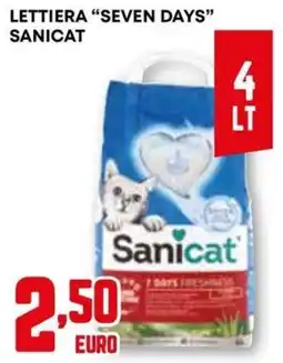 Kanguro Lettiera Seven Days Sanicat offerta