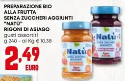 Kanguro Preparazione bio alla frutta senza zuccheri aggiunti Natù offerta
