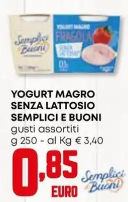 Kanguro Yogurt magro senza lattosio semplici e buoni offerta