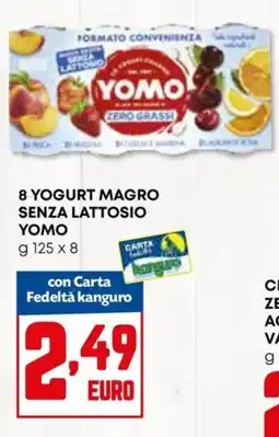 Kanguro Yogurt magro senza lattosio Yomo offerta