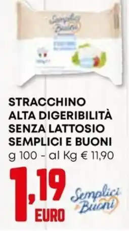 Kanguro Stracchino alta digeribilità senza lattosio Semplici e Buoni offerta