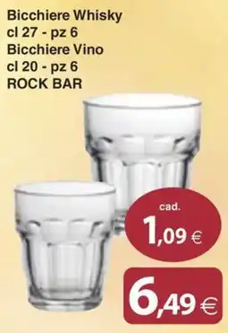 Docks Cash&Carry Bicchiere Rock Bar offerta