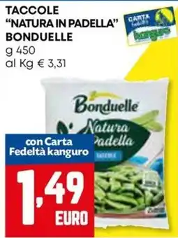 Kanguro Taccole Natura in Padella Bonduelle offerta