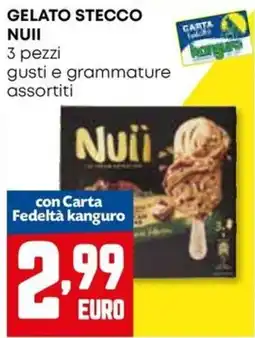 Kanguro Gelato stecco Nuìi offerta