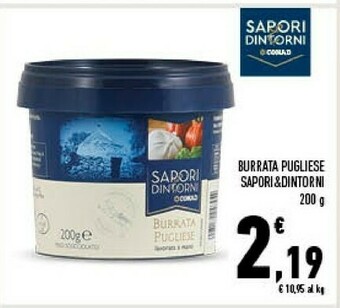 Conad Superstore Sapori & dintorni burrata pugliese offerta