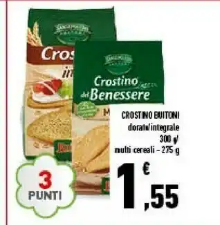 Conad Superstore Crostino dorato croccante 300 g(ml) offerta