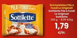 Interspar Schmelzkäse Fila e Fondi Le Originali Sottilette offerta