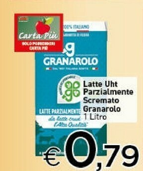 Crai Latte uht parzialmente scremato offerta