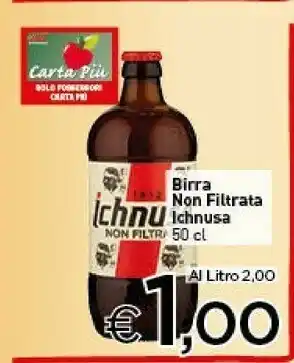 Crai Birra non filtrata 500 g(ml) offerta