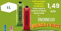 Interspar Vino rosso o bianco d'Italia Tavernello offerta