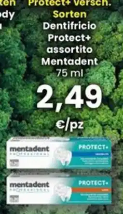 Interspar Dentifricio Protect+ assortito Mentadent offerta