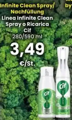 Interspar Infinite Clean Spray Cif offerta