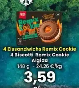 Interspar Biscotti Remix Cookie Algida offerta