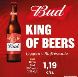 Interspar Birra Bud offerta
