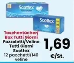 Interspar Taschentücher/Box Tutti Giorni Fazzoletti/Veline Tutti Giorni Scottex offerta