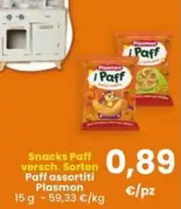 Interspar Snacks Paff Plasmon offerta