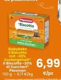 Interspar Biscotto Plasmon offerta