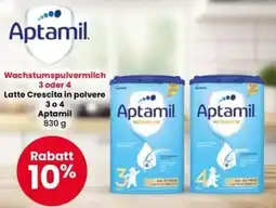 Interspar Latte Crescita in polvere 3 o 4 Aptamil offerta