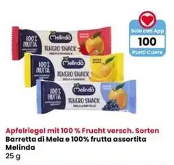 Interspar Barretta di Mela e 100% frutta assortita Melinda offerta