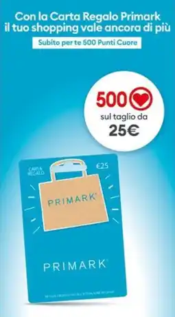 Interspar Carta Regalo Primark offerta