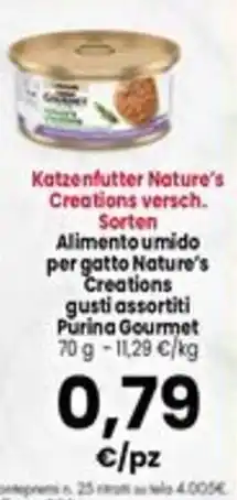 Interspar Katzenfutter Nature's Creations versch. Sorten offerta