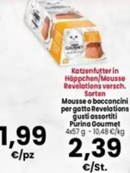 Interspar Katzenfutter in Häppchen/Mousse Revelations versch. Sorten offerta