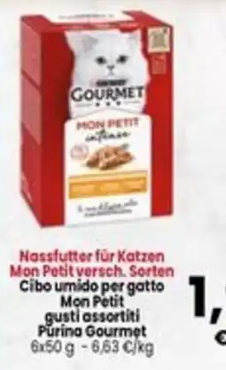 Interspar Nassflutter für Katzen Mon Petit versch. Sorten offerta